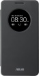 Чехол + накладка Asus для ZenFone 6 View Flip Cover, Полиуретан/Поликарбонат, Черный 90XB00RA-BSL0N0