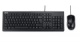 Asus  Комплект проводной клавиатура+мышь Asus U2000 USB Black 90-XB1000KM00050, Черный