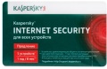Программный продукт Kaspersky Internet Security Multi-Device Russian Edition. Регистрационный ключ на 5 ПК на 1 год KL1941ROEFR (Card)<br>