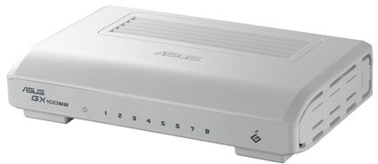 Коммутатор Asus GX1008/B 8xRJ-45 10/100 Белый