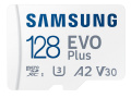 Карта памяти Samsung microSDXC 128GB EVO PLUS microSDXC Class 10 UHS-I, U3 + SD адаптер MB-MC128KA/APC